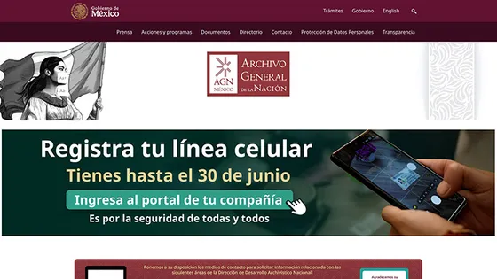 Preview of Archivo General de la Nación (Mexico)