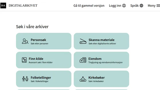 Preview of Digitalarkivet (Norway)