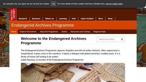 Preview of Endangered Archives Programme (British Library)