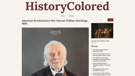 Preview of History Colored