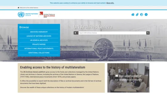 Preview of UN Archives Geneva
