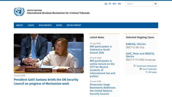 Preview of UN International Residual Mechanism (IRMCT)